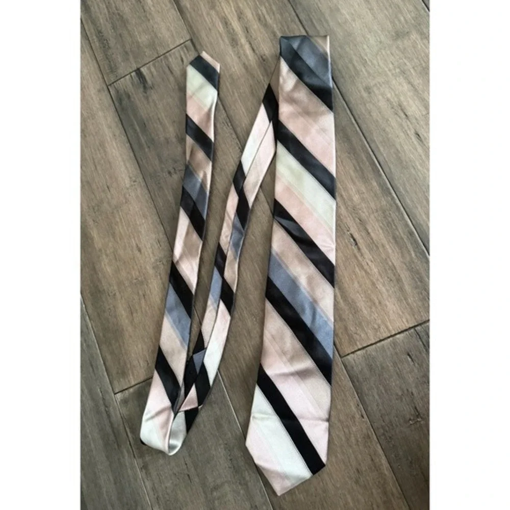 Ted Baker Silk Tie Diagonal Stripe Men's‎ Necktie Father's Day Gift Multicolor
